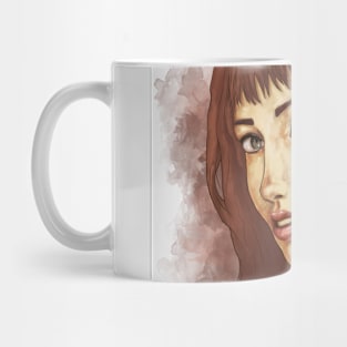 Red Woman Mug